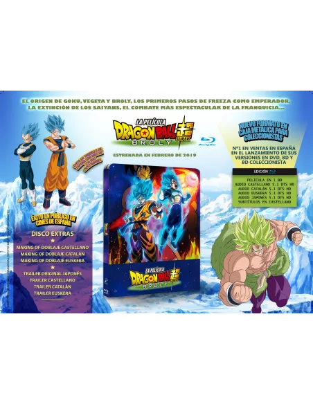 Dragon Ball Super Broly - Edición Bluray Metálica