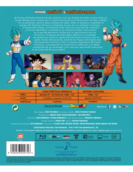 Dragon Ball Super. Box 8. Episodios 91 Al 104. Edición Bluray Coleccionistas