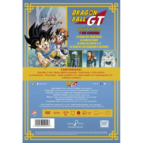 Dragon Ball Gt - Serie Completa -...