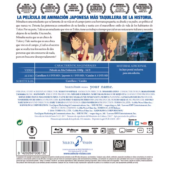 Your Name Bluray