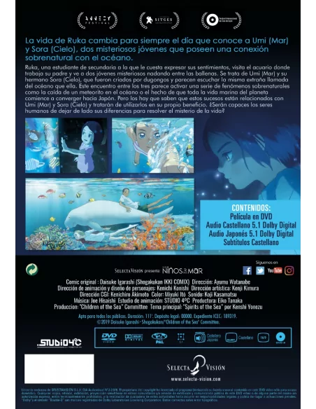 Los NiÑos Del Mar Dvd