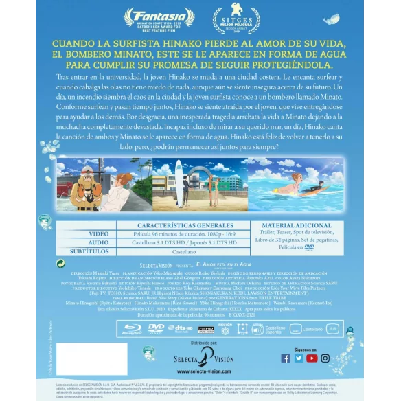 El Amor EstÁ En El Agua Bluray...