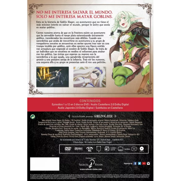 Goblin Slayer Episodios 1 A 12 Dvd