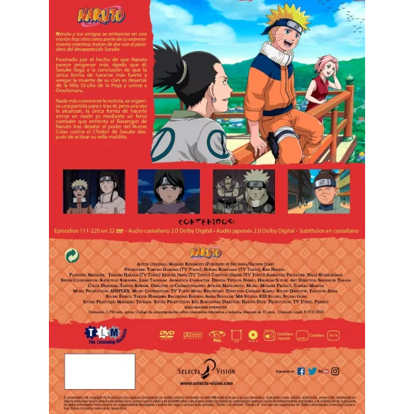 Naruto Box 2 Episodios 111 A 220