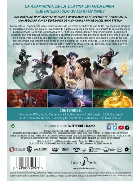LA SERPIENTE BLANCA DVD