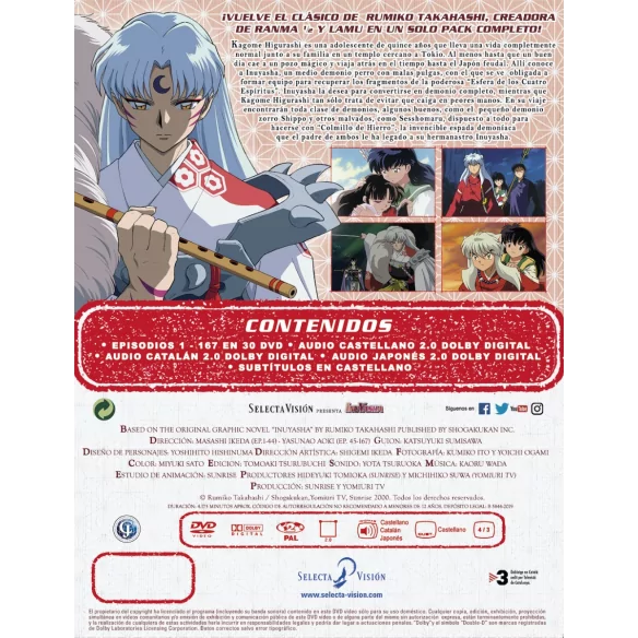 Inuyasha Serie Completa Dvd Episodios...