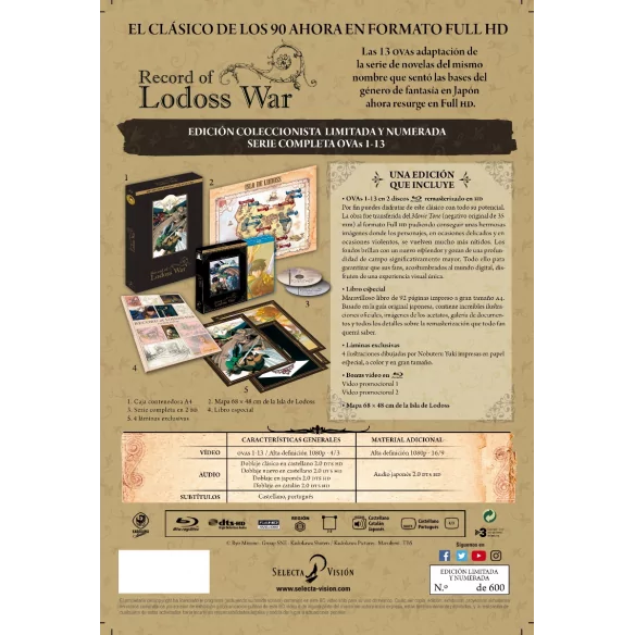 Record Of Lodoss War Serie Completa...