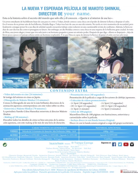 El Tiempo Contigo Bluray Coleccionista