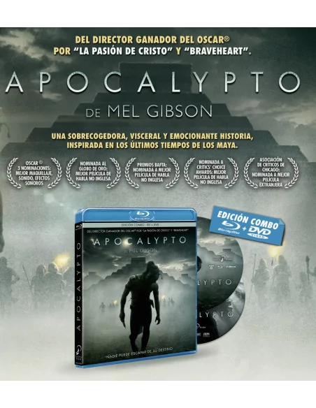 Apocalypto Bluray + Dvd (combo)
