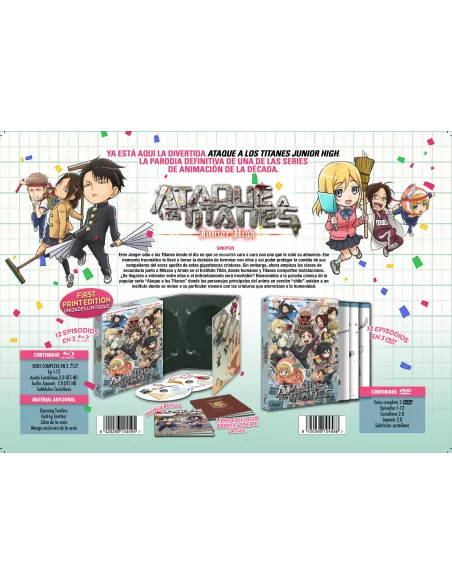 Ataque A Los Titanes Junior High. Serie Completa. Dvd