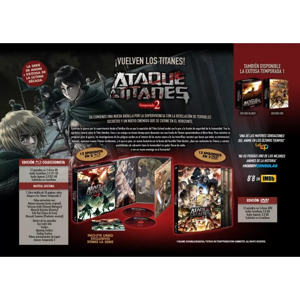Ataque A Los Titanes Temporada 2....