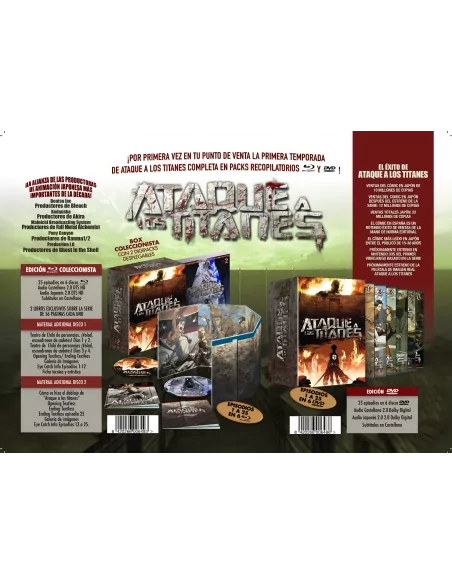 Ataque A Los Titanes. Temporada 1 Dvd