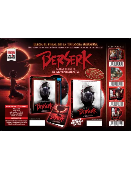Berserk La Edad De Oro Iii, El Advenimiento.- Edición Dvd
