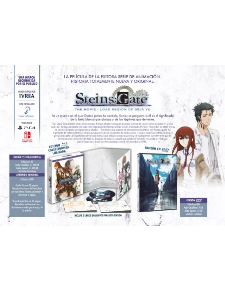 Steins Gate: The Movie - Load Region Of DÉjÀ Vu Bluray Edición Coleccionistas