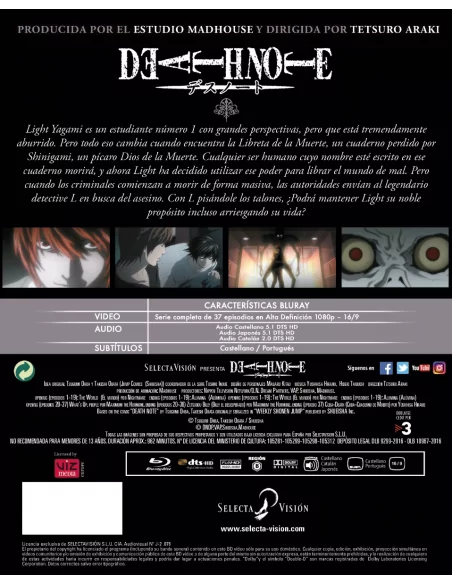 Death Note Serie Completa Bluray