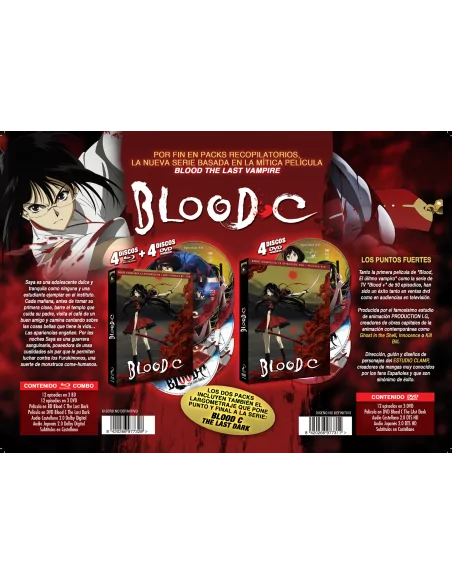 Blood C 12 Episodios + Blood C The Last Dark. Edición Dvd