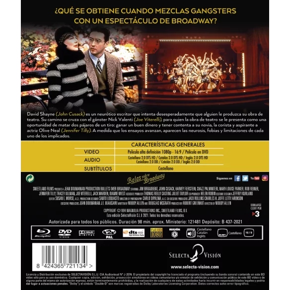 Balas Sobre Broadway (woody Allen...