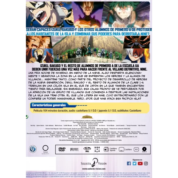 My Hero Academia The Movie: El...
