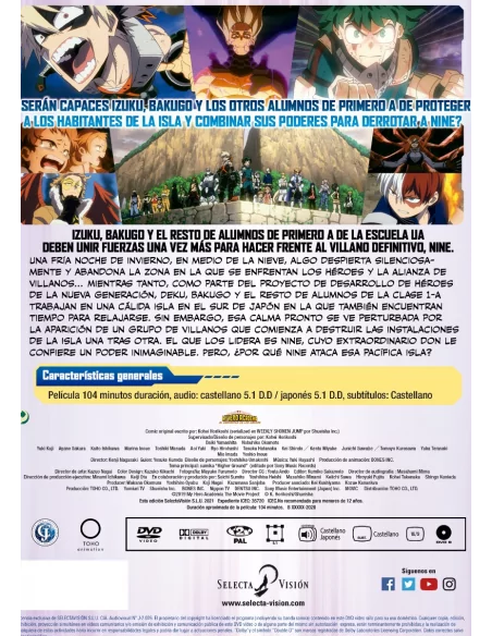 My Hero Academia The Movie: El Despertar De Los Heroes Dvd