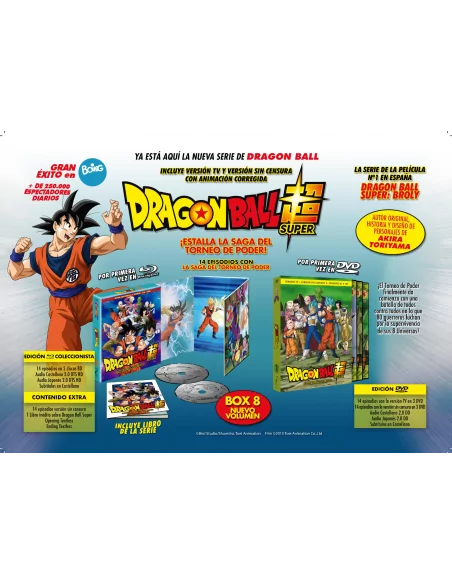 Dragon Ball Super. Box 8. Episodios 91 Al 104. Edición Bluray Coleccionistas