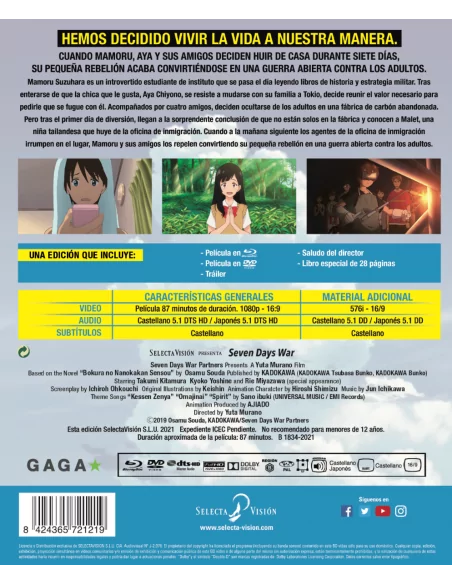 Seven Days War Bluray Coleccionista