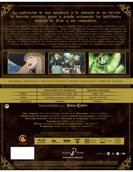 Black Clover Episodios 14 A 27 Bluray