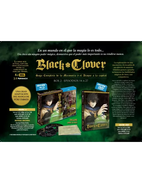 Black Clover Episodios 14 A 27 Bluray