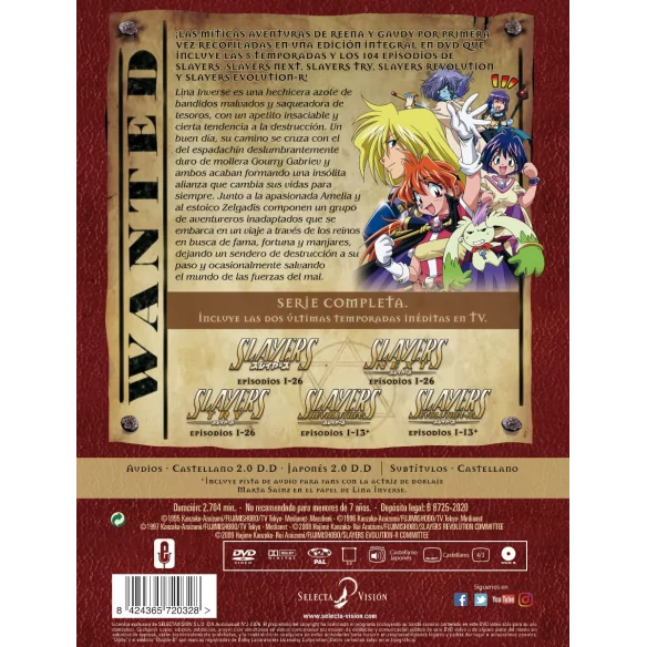 Slayers Serie Completa Episodios 1 A...
