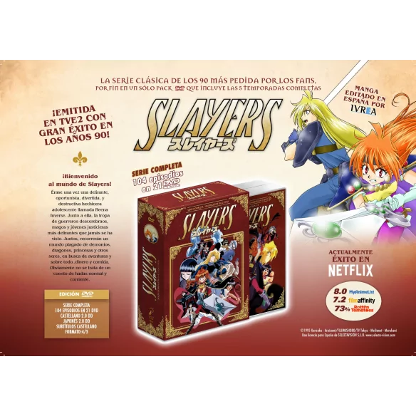 Slayers Serie Completa Episodios 1 A...