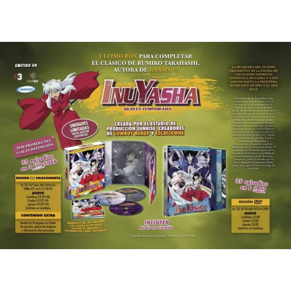 Inuyasha Box 5 - Bluray Coleccionista