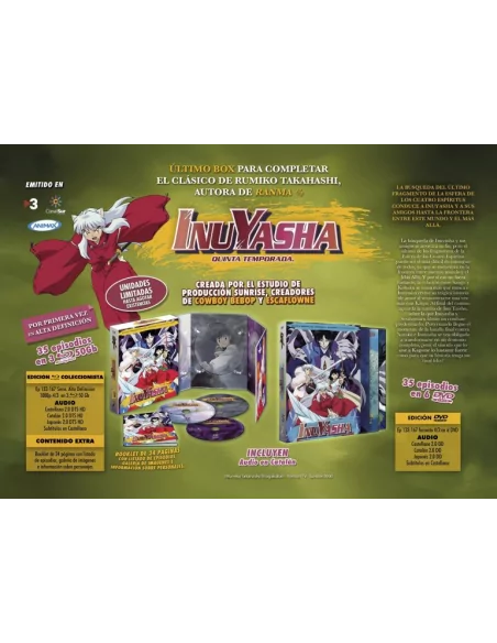 Inuyasha Box 5 - Bluray Coleccionista