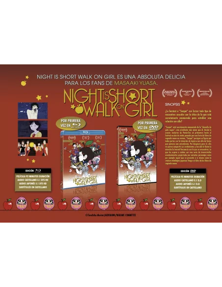 Night Is Short Walk On Girl - Dvd