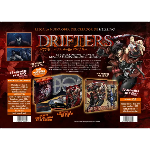 Drifters Episodios 1 A 12. Bluray...