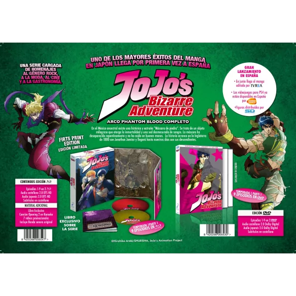 Jojo´s Bizarre Adventure Temporada 1...