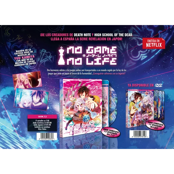 No Game No Life - Serie Completa Bd