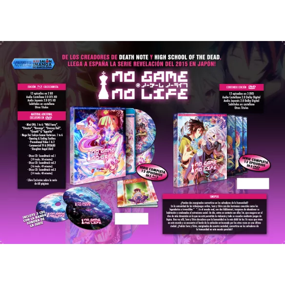No Game No Life - Temporada 1 Blu-ray...