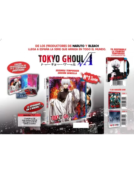 Tokyo Ghoul, Temporada 2. Edición Bluray