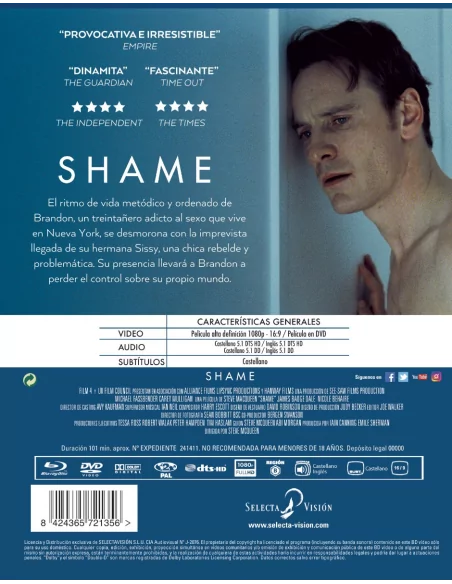 Shame Bd + Dvd (combo)
