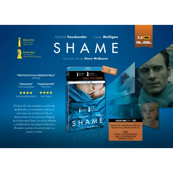 Shame Bd + Dvd (combo)