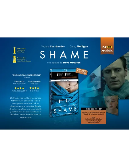Shame Bd + Dvd (combo)