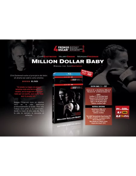 Million Dollar Baby Bd + Dvd (combo)