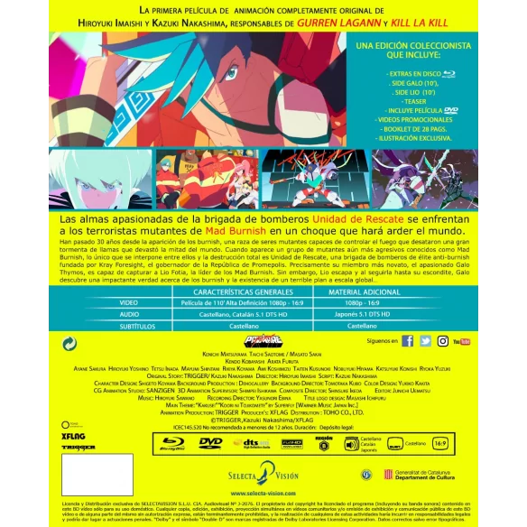 Promare Bluray Edición Coleccionista