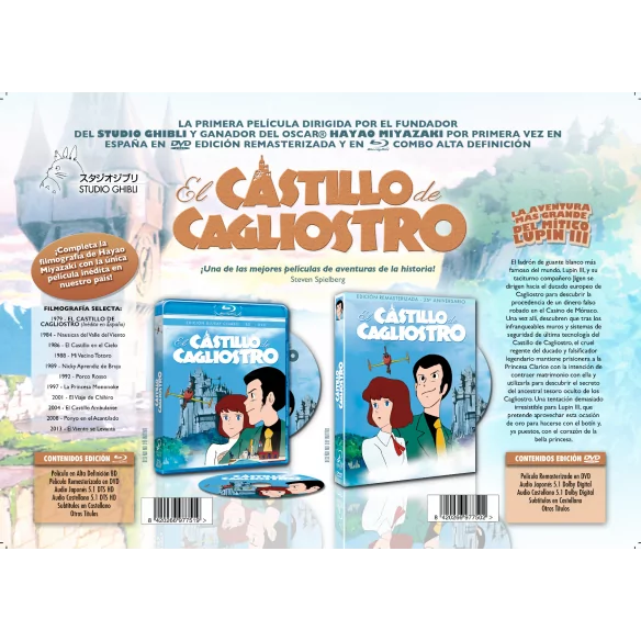 El Castillo De Cagliostro Blu-ray Combo