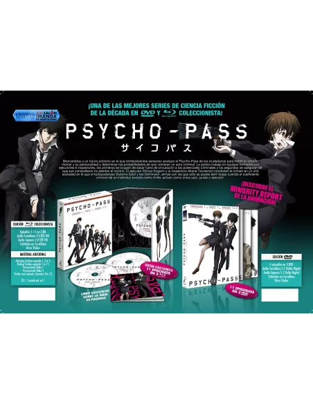 Psycho-pass - Primera Temporada Parte 1: Episodios 1 A 11 - 3 Dvd