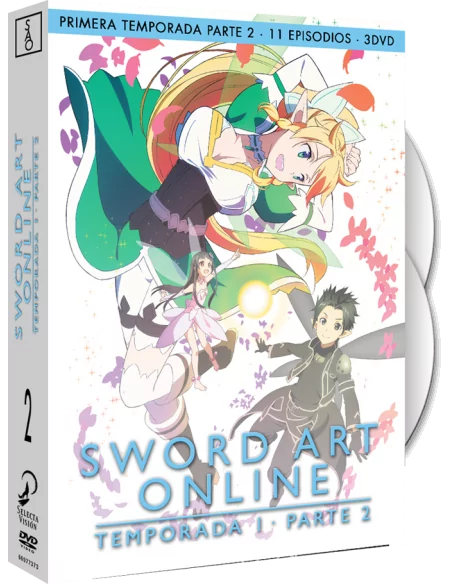 Sword Art Online - Primera Temporada [parte 2] - 11 Episodios - 3 Dvd