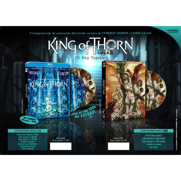 King Of Thorn.- Edición Dvd