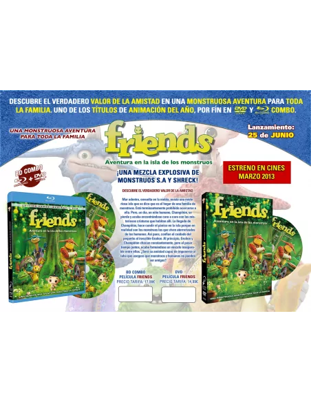 Friends: Aventura En La Isla De Los Monstruos.- Edición Dvd