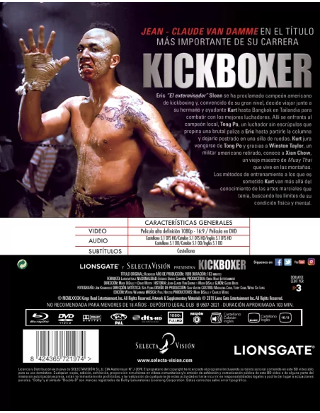 Kickboxer (blu-ray + Dvd + Libreto)