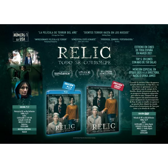 Relic Blu-ray