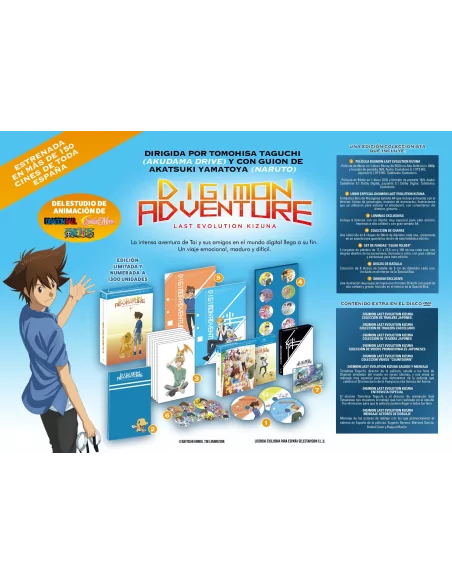 Digimon Adventure Last Evolution Kizuna Blu-ray A4 Coleccionista